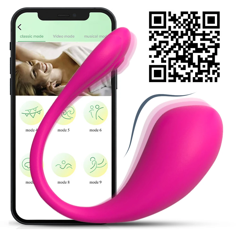 G-spot Masturbation Intense App Vibrator Bluetooth Wireless Control Love Egg Sex Toys for Women Adult Couples Panties Vibrators