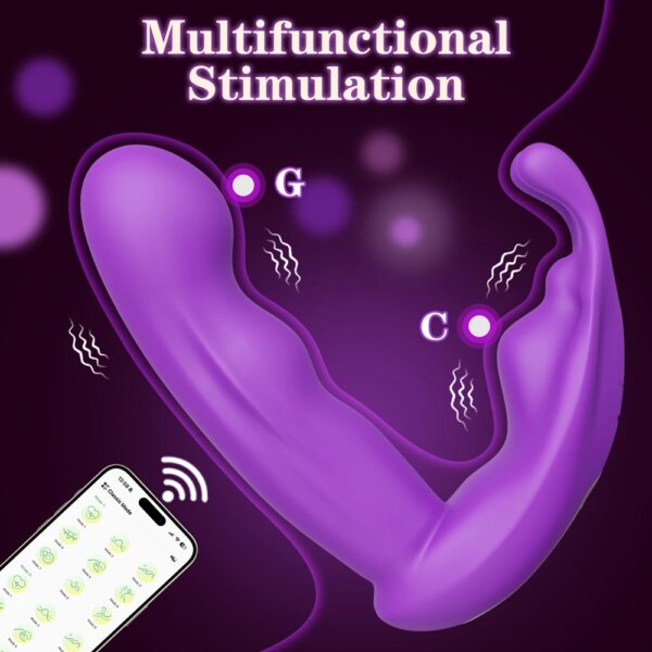 APP Control Vibrator for Women Clitoris Stimulator G Spot Vagina Massager Wearable Dildo Female Sex Toys for Couple Adult Goods