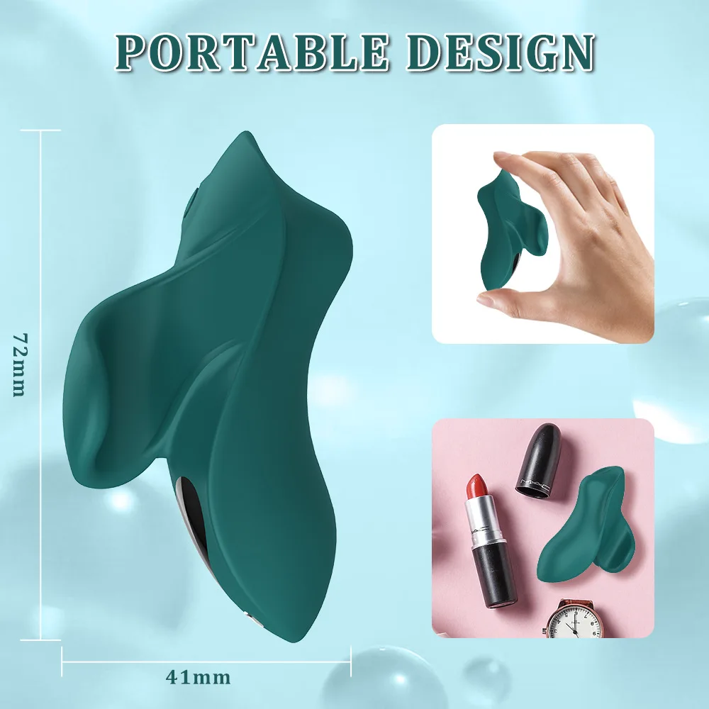 9-Speed Mini Vibrator Finger Vibration Clitoral Stimulator Dual Motor Dual Point Stimulation Adult Sex Toy 9-Speed Mini Vibrator Finger Vibration Clitoral Stimulator Dual Motor Dual Point Stimulation Adult Sex Toy