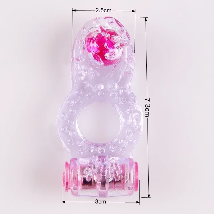 Twin Vibrating Love Ring for Couples Sex Toys Dual Pleasure delay Ring,Clitoral Stimulator,longer Erections intense ejaculations