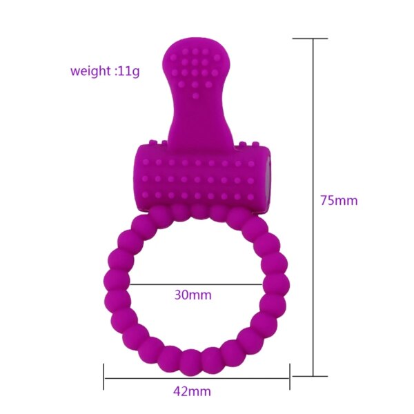Best Sex Toys Vibrating Cock Ring Strong Penis Erect Male Masturbation Tools Penis Ring Clitoral Stimulator Erotic