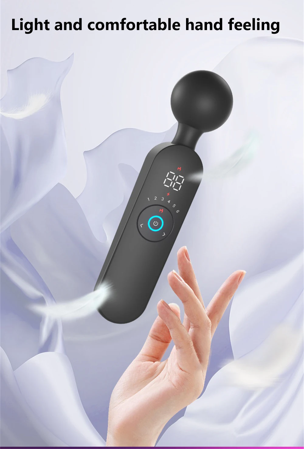 AV Magic Wand Vibrator for Women Clitoris Stimulator Heating Powerful Female Massager Digital Display USB Rechargeable Sex Toy AV Magic Wand Vibrator for Women Clitoris Stimulator Heating Powerful Female Massager Digital Display USB Rechargeable Sex Toy