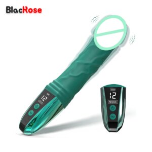 Female lcd display 12powerful vibrator clitoris nipple gspot tease dildo stimulator vagina masturbator sex toys for women couple