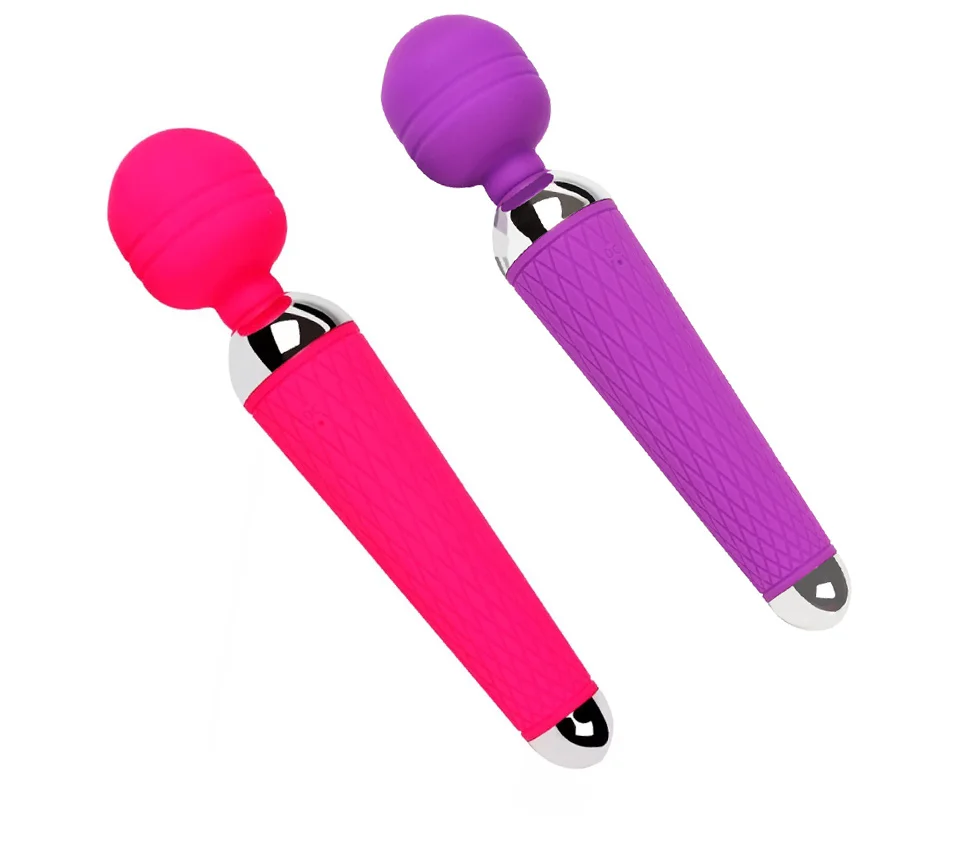 Female USB Recharge Vibrator Massager Magic Wand Powerful G Spot Clitoris Stimulator Vibrating Adult Sex Toys for Women Female USB Recharge Vibrator Massager Magic Wand Powerful G Spot Clitoris Stimulator Vibrating Adult Sex Toys for Women