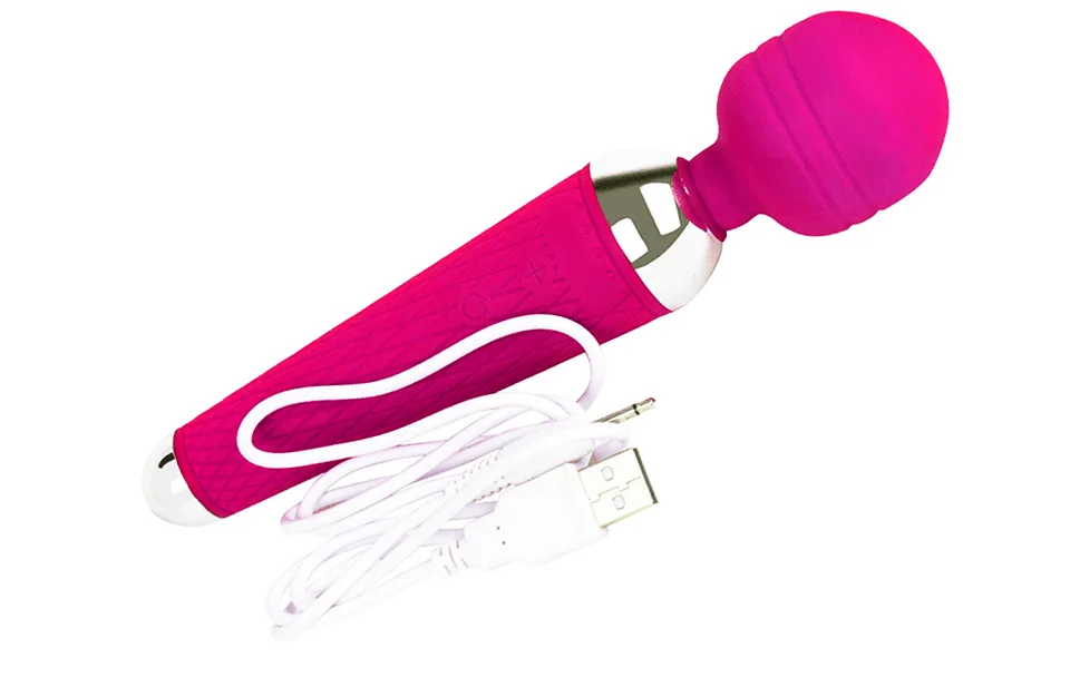 Female USB Recharge Vibrator Massager Magic Wand Powerful G Spot Clitoris Stimulator Vibrating Adult Sex Toys for Women Female USB Recharge Vibrator Massager Magic Wand Powerful G Spot Clitoris Stimulator Vibrating Adult Sex Toys for Women