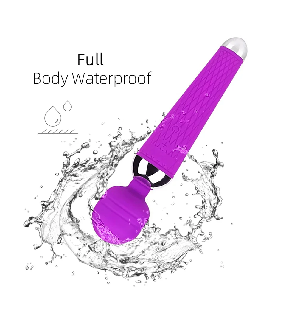 Female USB Recharge Vibrator Massager Magic Wand Powerful G Spot Clitoris Stimulator Vibrating Adult Sex Toys for Women Female USB Recharge Vibrator Massager Magic Wand Powerful G Spot Clitoris Stimulator Vibrating Adult Sex Toys for Women