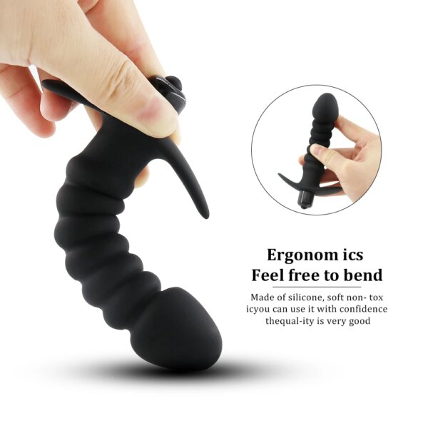 Dildo Vibrators Sex Toys for Women Men Gay Silicone Erotic Anal Beads Butt Plug for Beginner Anal Plug Vibrator