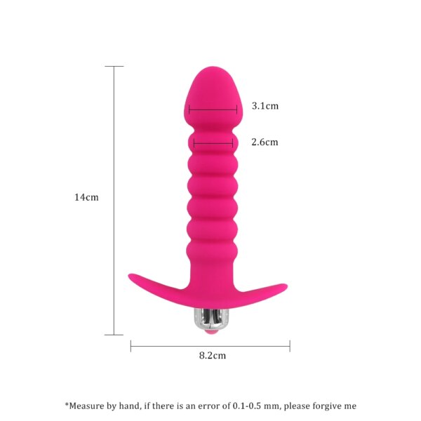 Dildo Vibrators Sex Toys for Women Men Gay Silicone Erotic Anal Beads Butt Plug for Beginner Anal Plug Vibrator