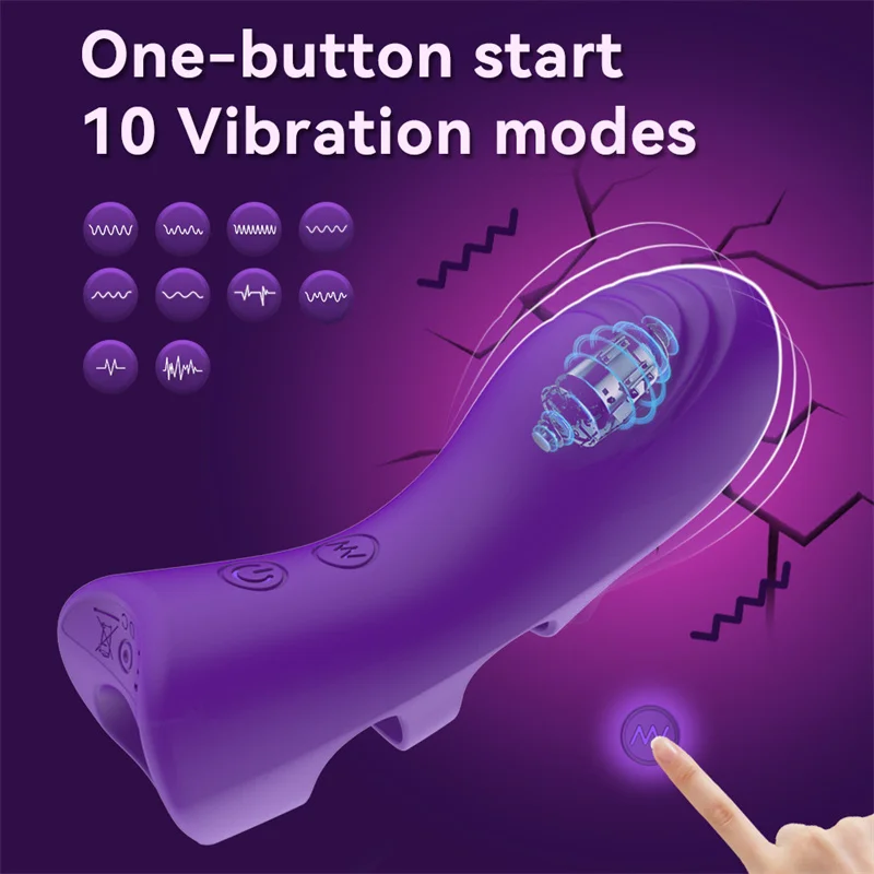 Silicone Finger G Spot Vibrator Sex Toys For Women Masturbation Clitoris Massage 10 Modes Vibrating Egg Couples Flirting Games Silicone Finger G Spot Vibrator Sex Toys For Women Masturbation Clitoris Massage 10 Modes Vibrating Egg Couples Flirting Games