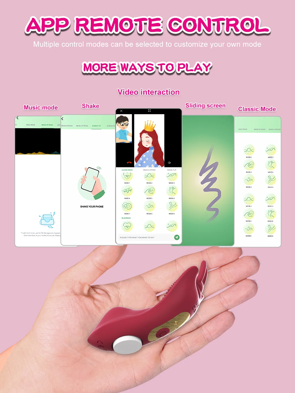 Panties Clitoris Vibrator For Women Bluetooth App Wireless Clit Stimulator Wearable Butterfly Vibrating Bullet Adults Sex Toys