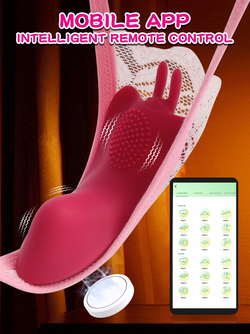 Panties Clitoris Vibrator For Women Bluetooth App Wireless Clit Stimulator Wearable Butterfly Vibrating Bullet Adults Sex Toys