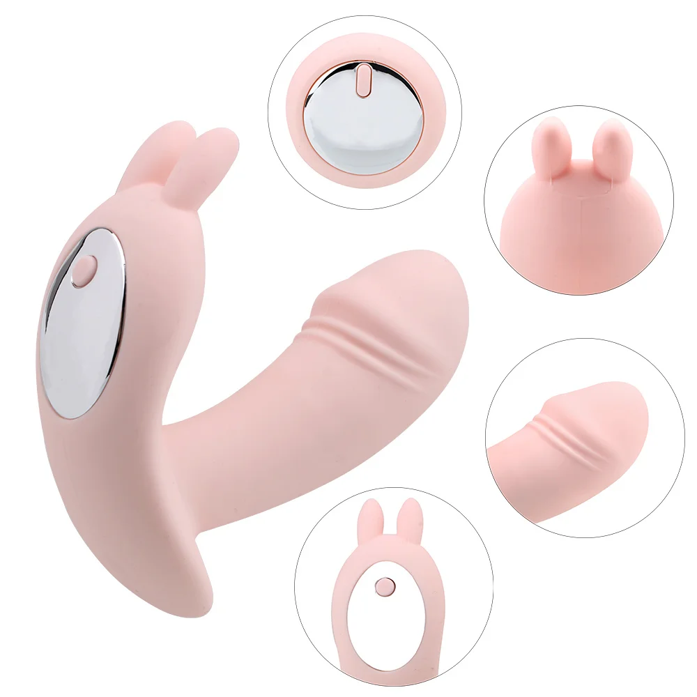 10 Modes Portable Rabbit AV Stick Vibrator Silicone Clitoris Vibrators For Women Female Sexual Toy Wearable Strong Vibration