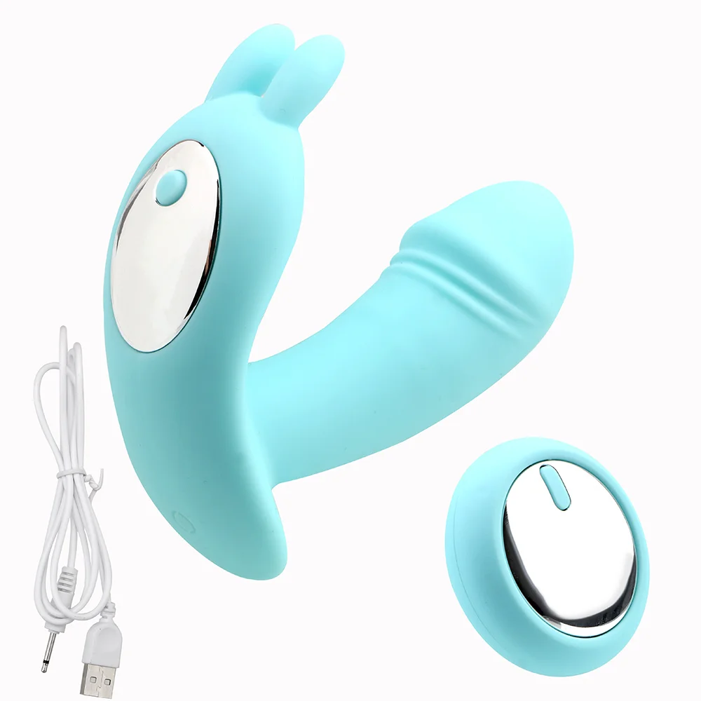 10 Modes Portable Rabbit AV Stick Vibrator Silicone Clitoris Vibrators For Women Female Sexual Toy Wearable Strong Vibration