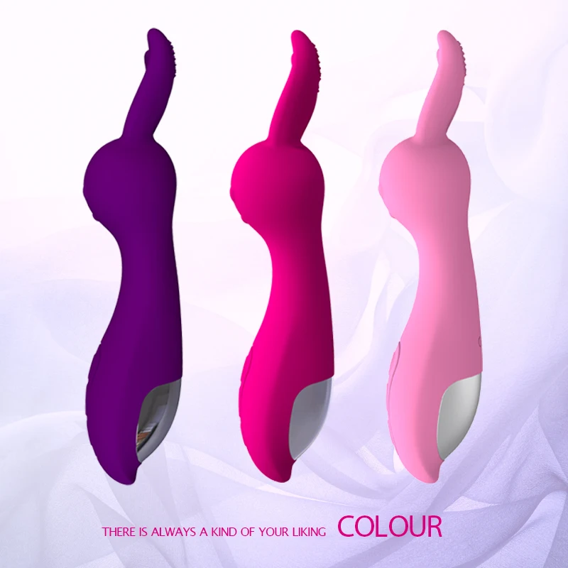 10 Modes Portable Rabbit AV Stick Vibrator Silicone Clitoris Vibrators For Women Female Sexual Toy Wearable Strong Vibration