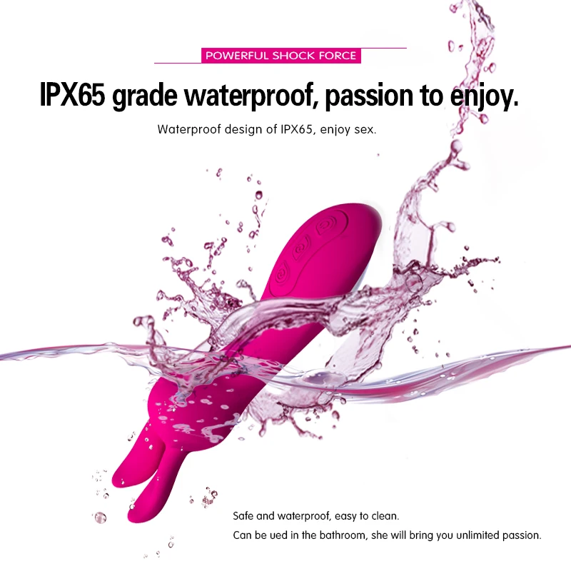 10 Modes Portable Rabbit AV Stick Vibrator Silicone Clitoris Vibrators For Women Female Sexual Toy Wearable Strong Vibration