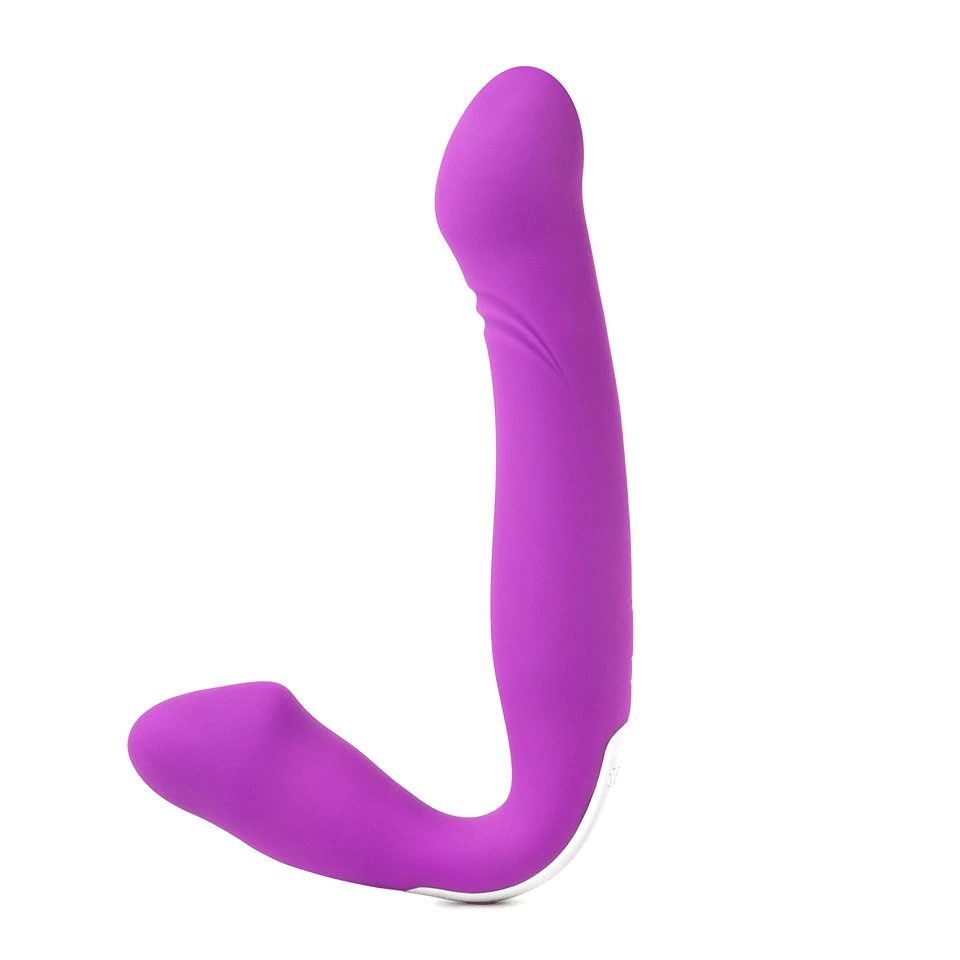 Lesbian Strapless Strapon Dildo Vibrators Remote Control Strap on Double Ended Pegging Dick Goods for Adults Sex Toys for Woman