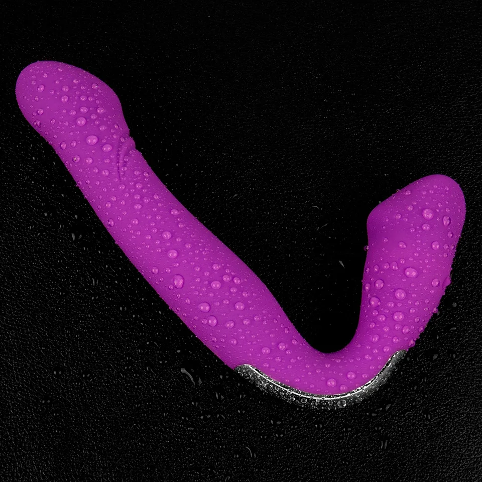 Lesbian Strapless Strapon Dildo Vibrators Remote Control Strap on Double Ended Pegging Dick Goods for Adults Sex Toys for Woman