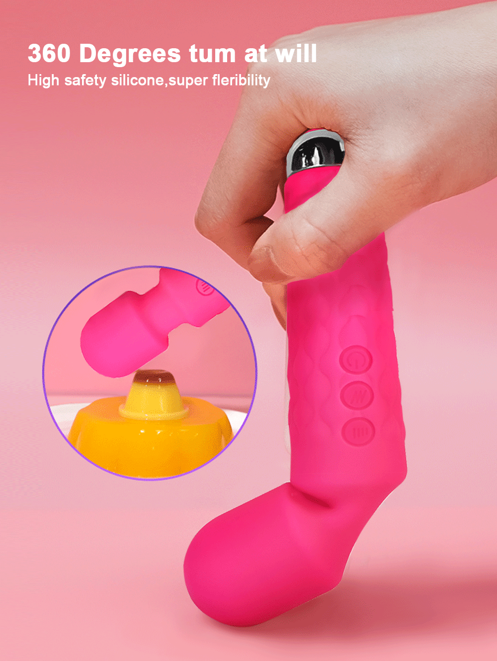 20 Modes Powerful Vibrator Magic Wand Female G-spot Massager USB Rechargeable Massager Adult Female Erotic Products 18