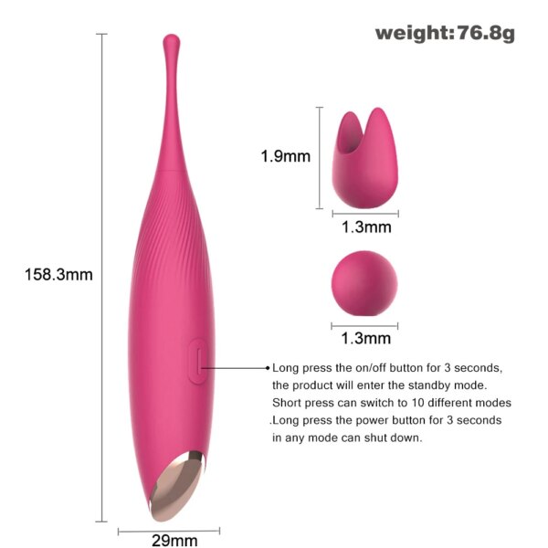 G Spot Vibrator Powerful high frequency Vibrators lick Clitoris Stimulator Masturbator massage Sex Toys for Women Adult Sex Toys