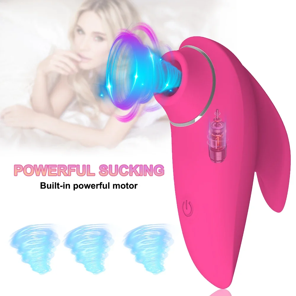 Powerful Oral Sucking Vibrator Women Clitoris Glans Nipple Stimulator Massager Vacuum Suction Masturbator Sex Toys for Couple