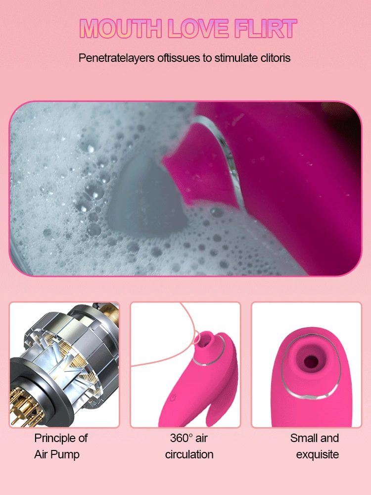 Powerful Oral Sucking Vibrator Women Clitoris Glans Nipple Stimulator Massager Vacuum Suction Masturbator Sex Toys for Couple