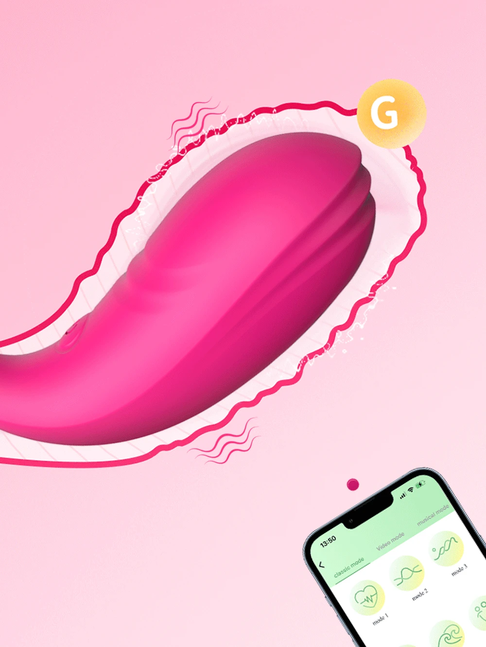 APP Bluetooth Controlled Vibrator Clitoral Stimulator Wearable G-spot Vibrator Sex Toys Adult Toys Couples Vibrators