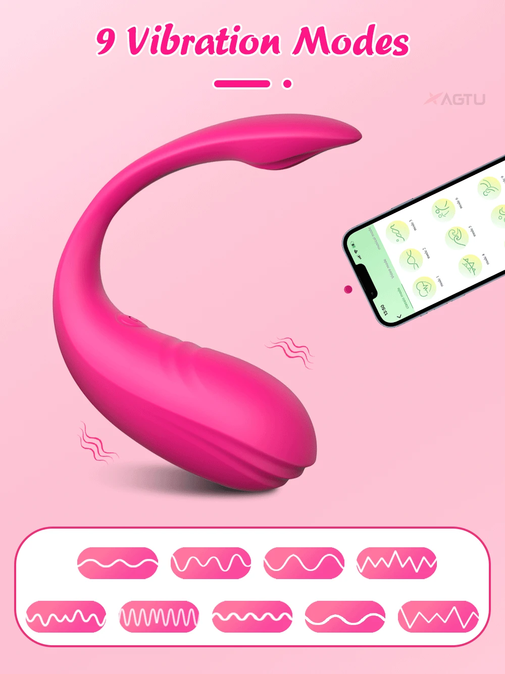 APP Bluetooth Controlled Vibrator Clitoral Stimulator Wearable G-spot Vibrator Sex Toys Adult Toys Couples Vibrators
