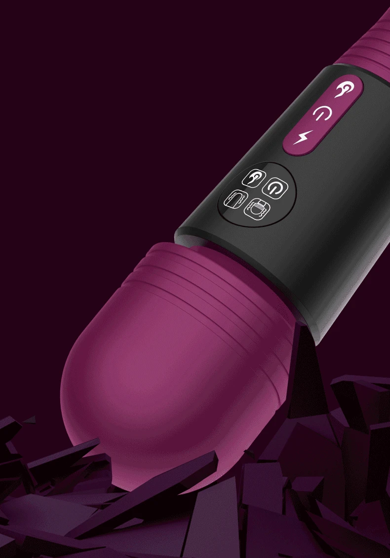 Double-headed women vibrator AV magic wand g-spot vagina nipple stimulator dildo erotic masturbator massage sex toys for couples