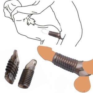 Penis cover Reusable Silicone sleeve for the penis Delay Ejaculation Cock Ring Stronger Erection G Spot Clitoris Vagina Vibrator