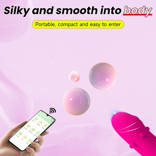 Wearable Dildo Vibrators APP Bluetooth Control Clitoral G Spot Stimulator 10 Modes Vagina Orgasm Masturbator Sex Toys for Women