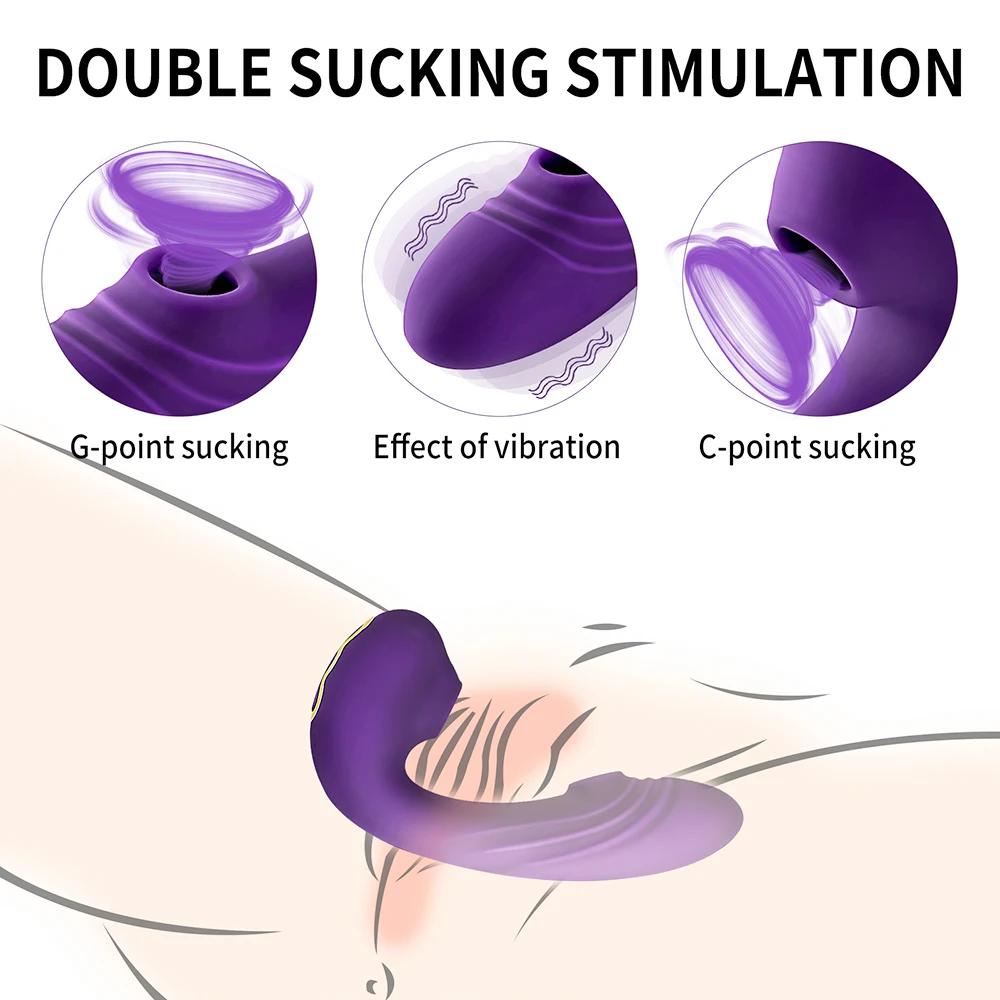 Clitoris Sucker Stimulator for Women Nipple Vibrator Clitorial Dildo Vaginal Suck Panties Massager to Satisfy Sex Toys for Adult