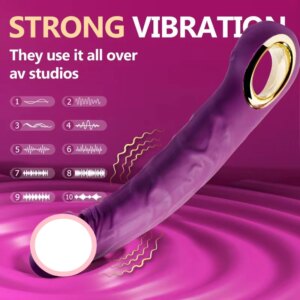 Dildo G Spot Vibrator for Women Pleasure Toys Vagina Masturbator Adults Toys for Couple with 10 Vibrations Clitoral Stimulator