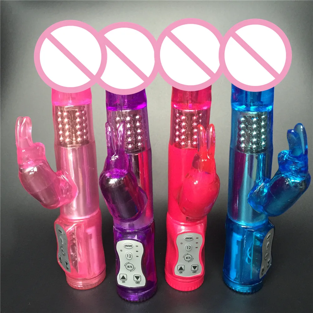 G Spot Dildo Rabbit Vibrator Masturbator Sex Toys for Women Vagina Clitoris Double Vibrator 10 Speeds Vagina Vibration sex toys