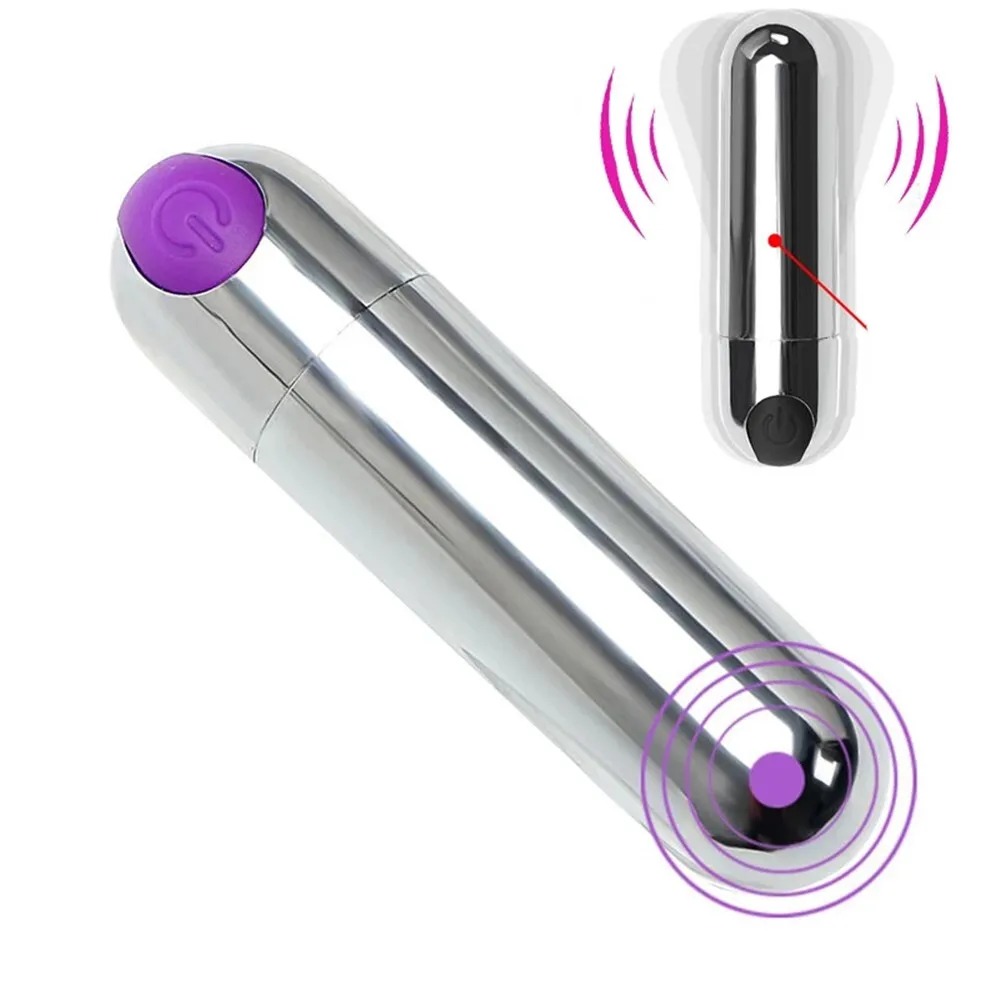 USB Charge Mini Powerful Bullet Vibrator Female Clitoral Stimulator Vaginal G Spot Masturbation Erotic Adult Sex Toys for Women
