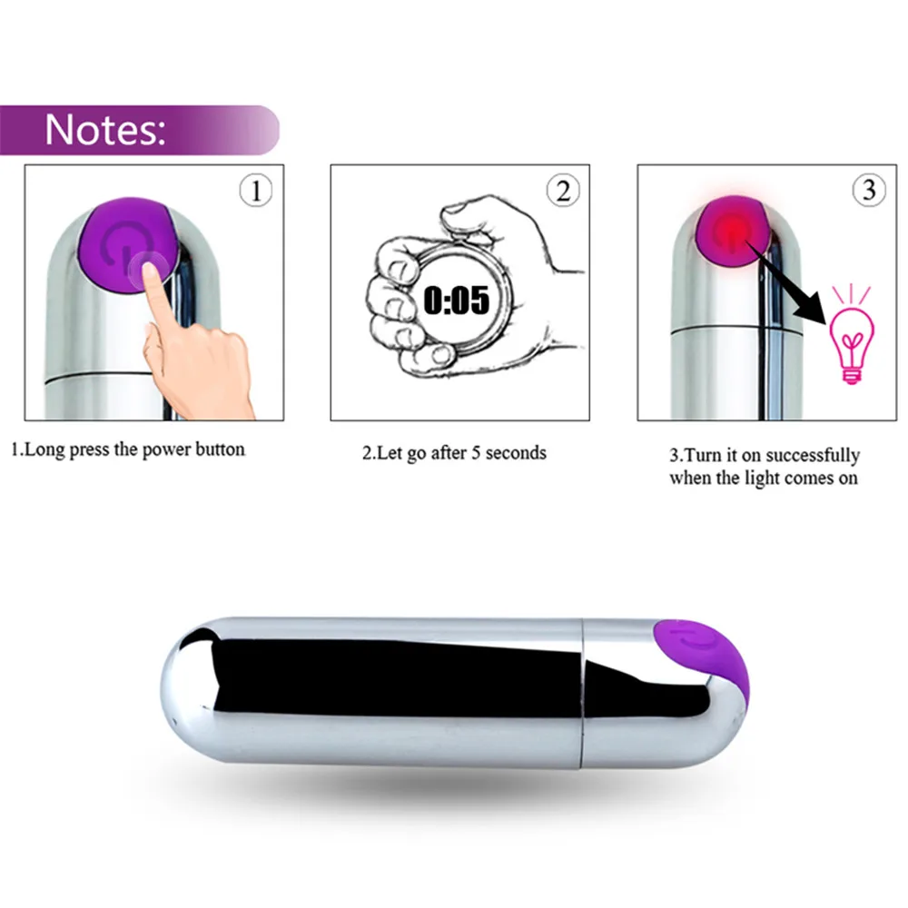 USB Charge Mini Powerful Bullet Vibrator Female Clitoral Stimulator Vaginal G Spot Masturbation Erotic Adult Sex Toys for Women