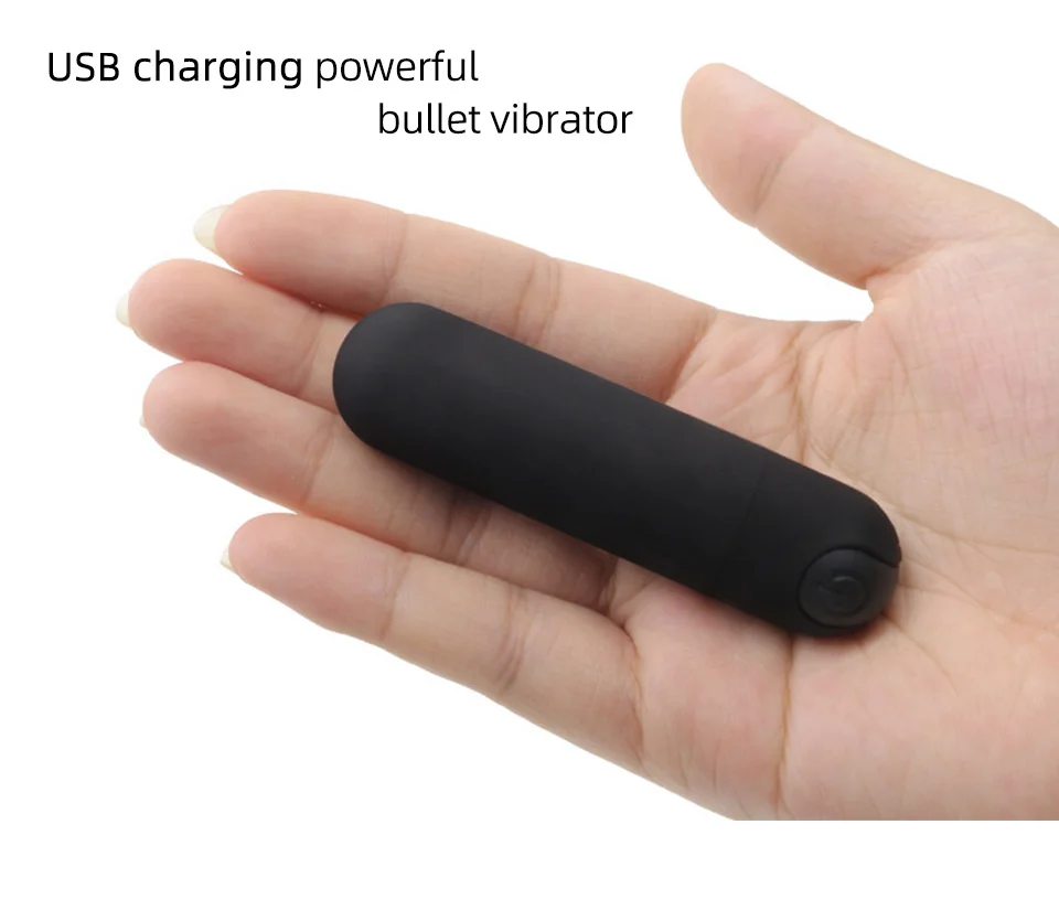 USB Charge Mini Powerful Bullet Vibrator Female Clitoral Stimulator Vaginal G Spot Masturbation Erotic Adult Sex Toys for Women