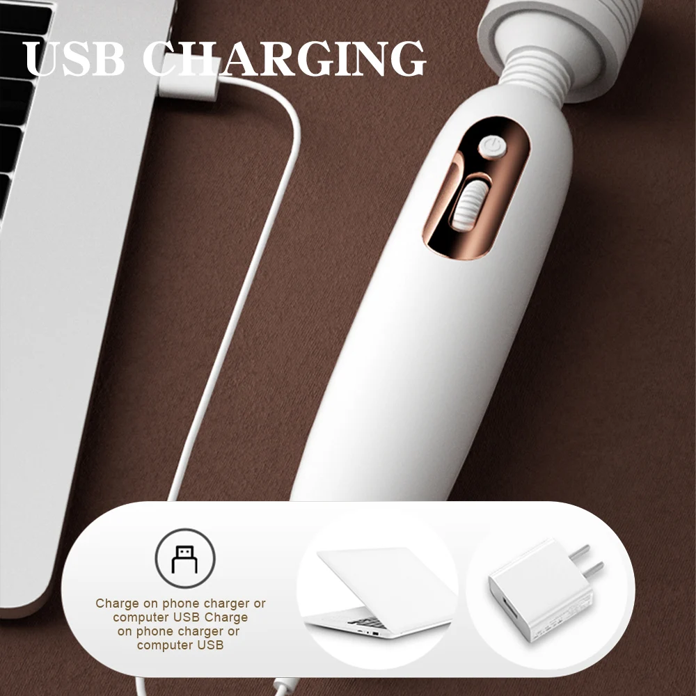 Wireless Dildos AV Vibrator Magic Wand for Women Clitoris Stimulator USB Rechargeable Massager Goods Sex Toys for Adults 18