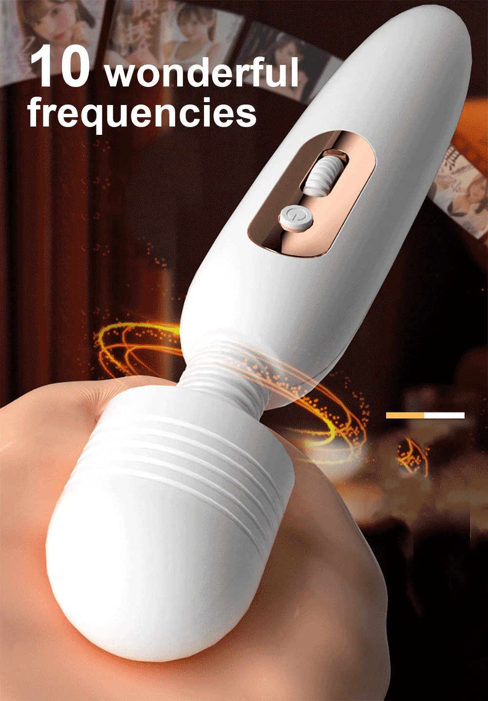 Wireless Dildos AV Vibrator Magic Wand for Women Clitoris Stimulator USB Rechargeable Massager Goods Sex Toys for Adults 18
