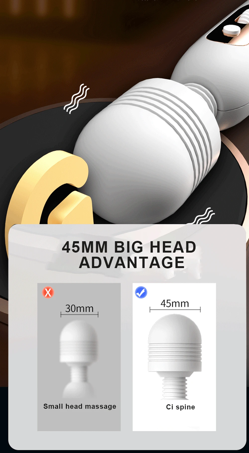 Wireless Dildos AV Vibrator Magic Wand for Women Clitoris Stimulator USB Rechargeable Massager Goods Sex Toys for Adults 18