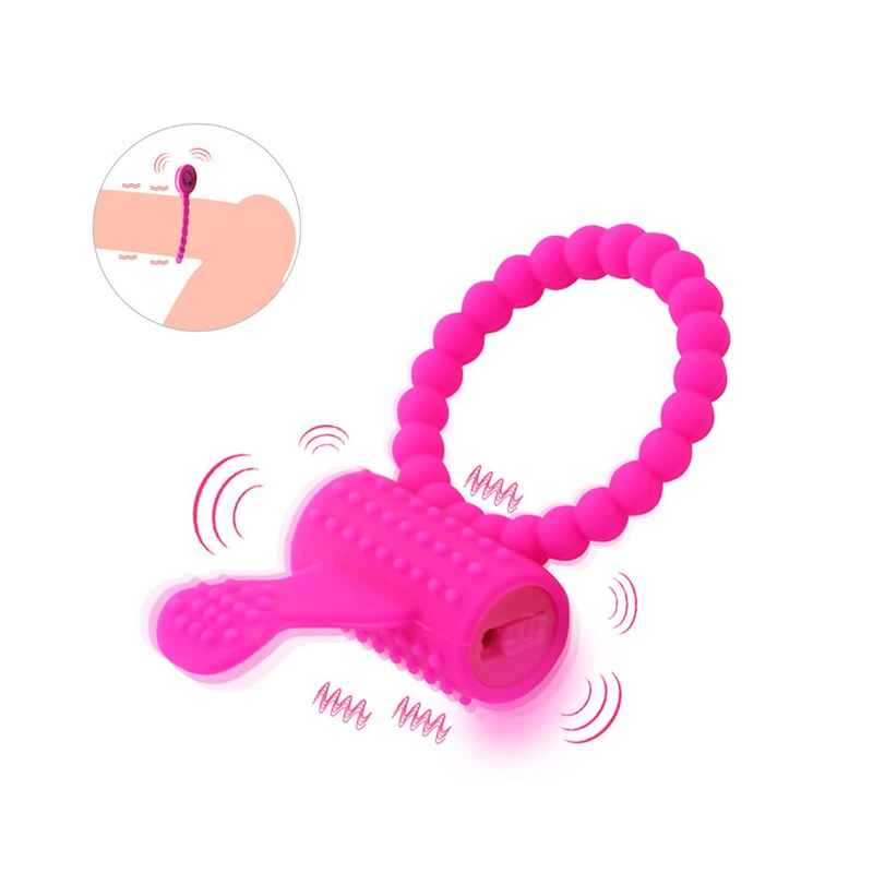 Vibrating Penis Ring Sex Toys For Men Penis Erect Erection Enhance Sex Ability Product Women Clitoral Stimulator Erotic Products