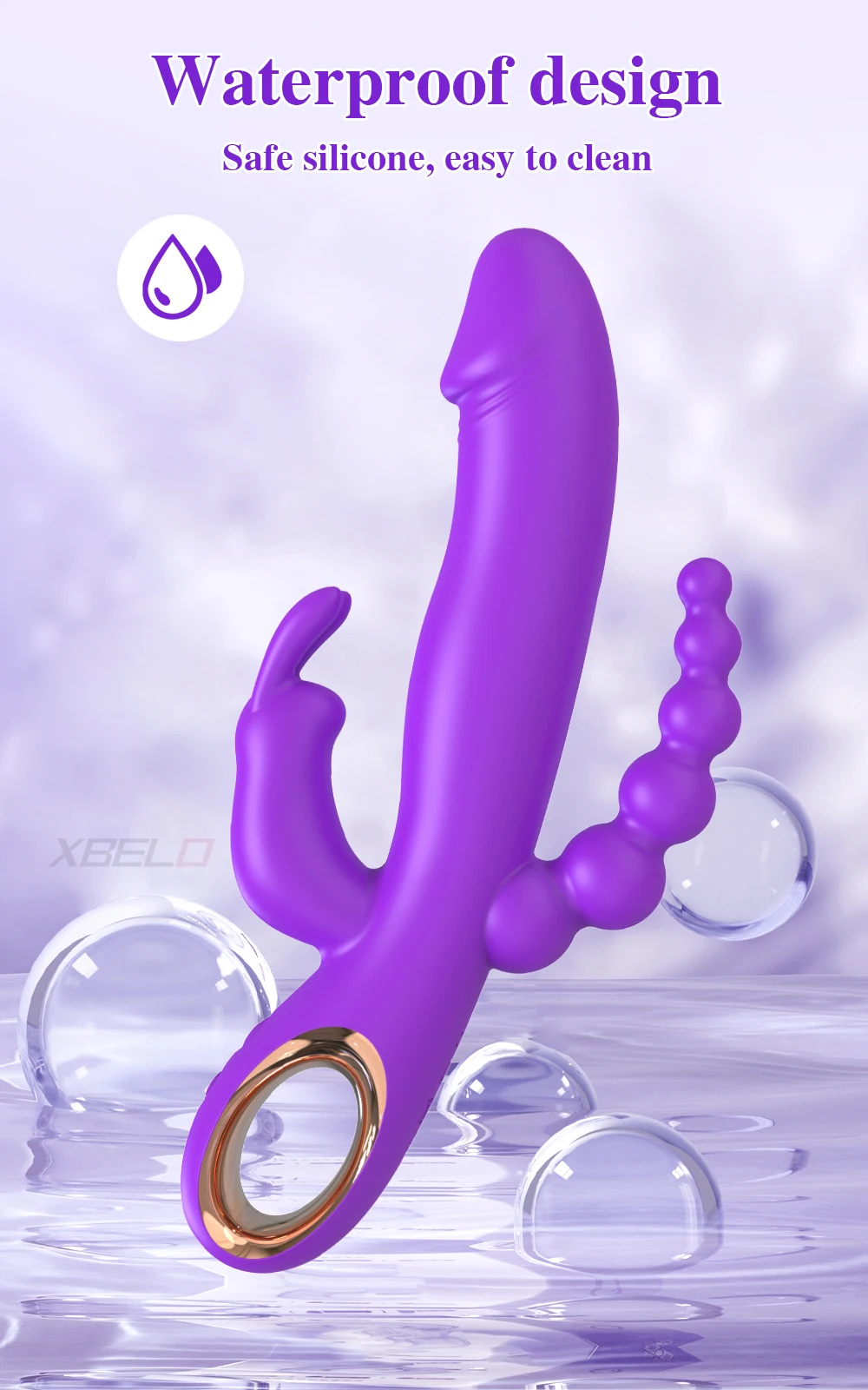 3 in 1 Dildo Rabbit Vibrator Adult Female Masturbator Clitoral G-Spot Orgasm Adult Sex Toy 18 Vagina Stimulator dildode mujer 3 in 1 Dildo Rabbit Vibrator Adult Female Masturbator Clitoral G-Spot Orgasm Adult Sex Toy 18 Vagina Stimulator dildode mujer