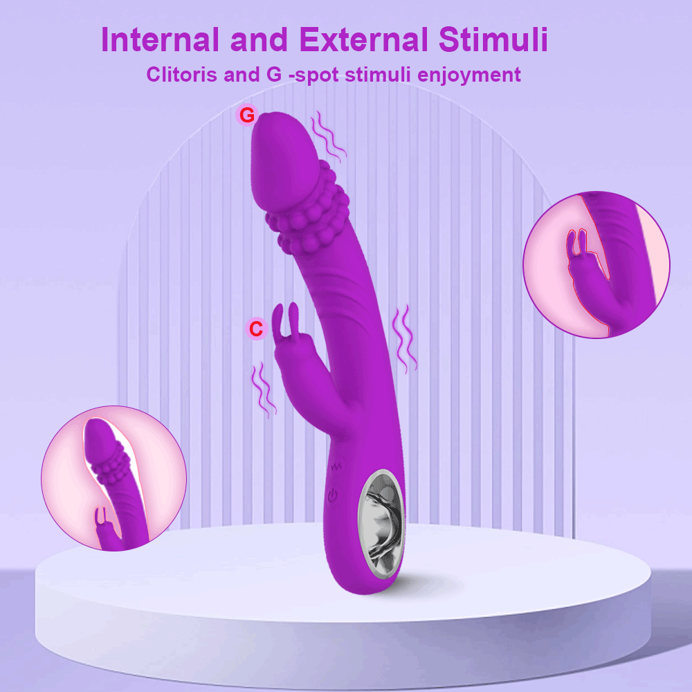 Dildo Rabbit Vibrator for Women Powerful G Spot Vibrators Nipple Clitoris Stimulator Female Sex Toys Adult Goods Masturbator Dildo Rabbit Vibrator for Women Powerful G Spot Vibrators Nipple Clitoris Stimulator Female Sex Toys Adult Goods Masturbator