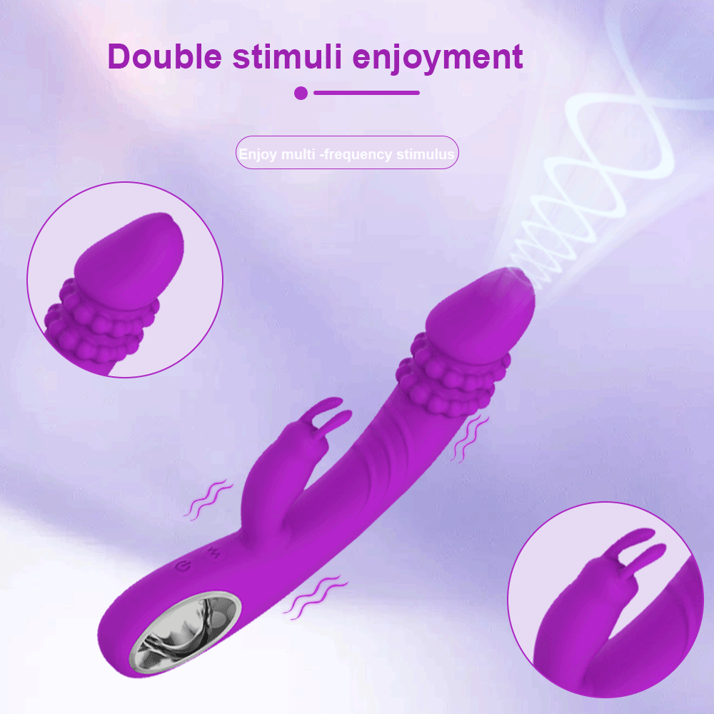 Dildo Rabbit Vibrator for Women Powerful G Spot Vibrators Nipple Clitoris Stimulator Female Sex Toys Adult Goods Masturbator Dildo Rabbit Vibrator for Women Powerful G Spot Vibrators Nipple Clitoris Stimulator Female Sex Toys Adult Goods Masturbator