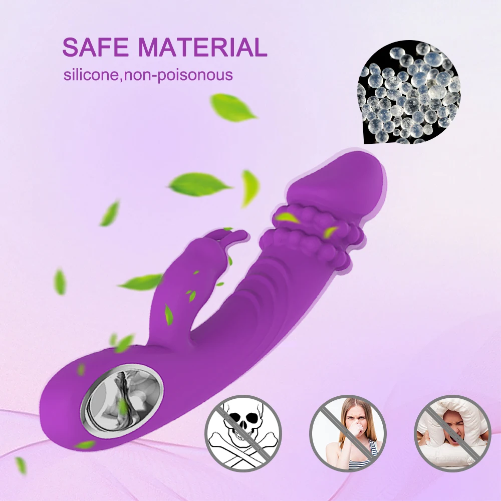 Dildo Rabbit Vibrator for Women Powerful G Spot Vibrators Nipple Clitoris Stimulator Female Sex Toys Adult Goods Masturbator Dildo Rabbit Vibrator for Women Powerful G Spot Vibrators Nipple Clitoris Stimulator Female Sex Toys Adult Goods Masturbator