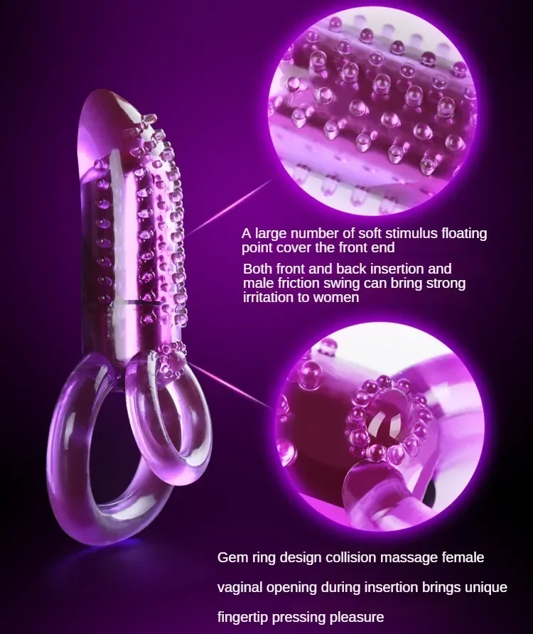 1/10 Frequency Sex Shop Penis Toys Clitoris Vibrators for Women Clitoral Stimulator Double Ring Cock Male Dildo Massage Vibrator