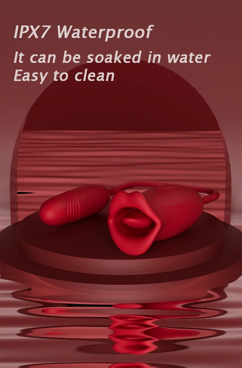Thrusting Sucking Vibrator Female Tongue Licking Telescopic G-spot Dildo Blowjob Nipple Clit Stimulation Egg Sex Toy for Women
