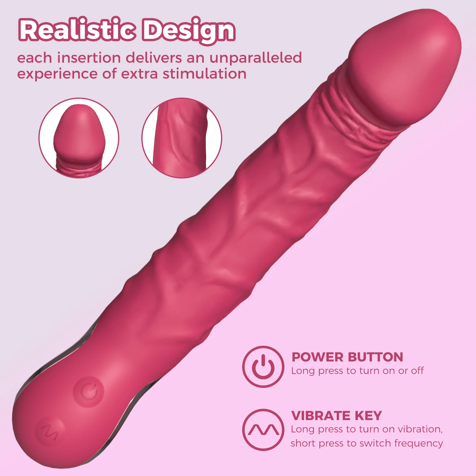 1pcs Pulse Vibration Extender Soft Silicone Strong Motor G-Spot Clitoral Stimulator Female Masturbation Adult Sex Toy