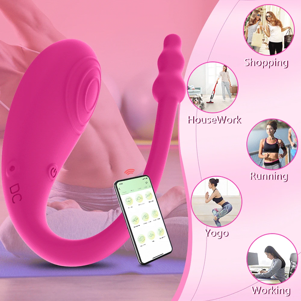 Wireless APP Control Insert Vagina Vibration Massage Clitoral Stimulation Wearable Vibrator G Spot Masturbation Female Sex Toys Wireless APP Control Insert Vagina Vibration Massage Clitoral Stimulation Wearable Vibrator G Spot Masturbation Female Sex Toys