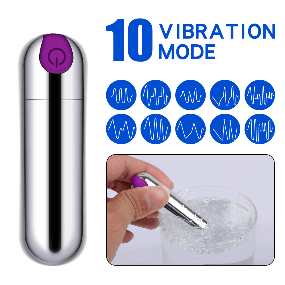 Powerful USB Charge Mini Bullet Vibrator Adult Sex Toys Women Clitoral Stimulator Vaginal G Spot Vibrators Erotic Masturbation