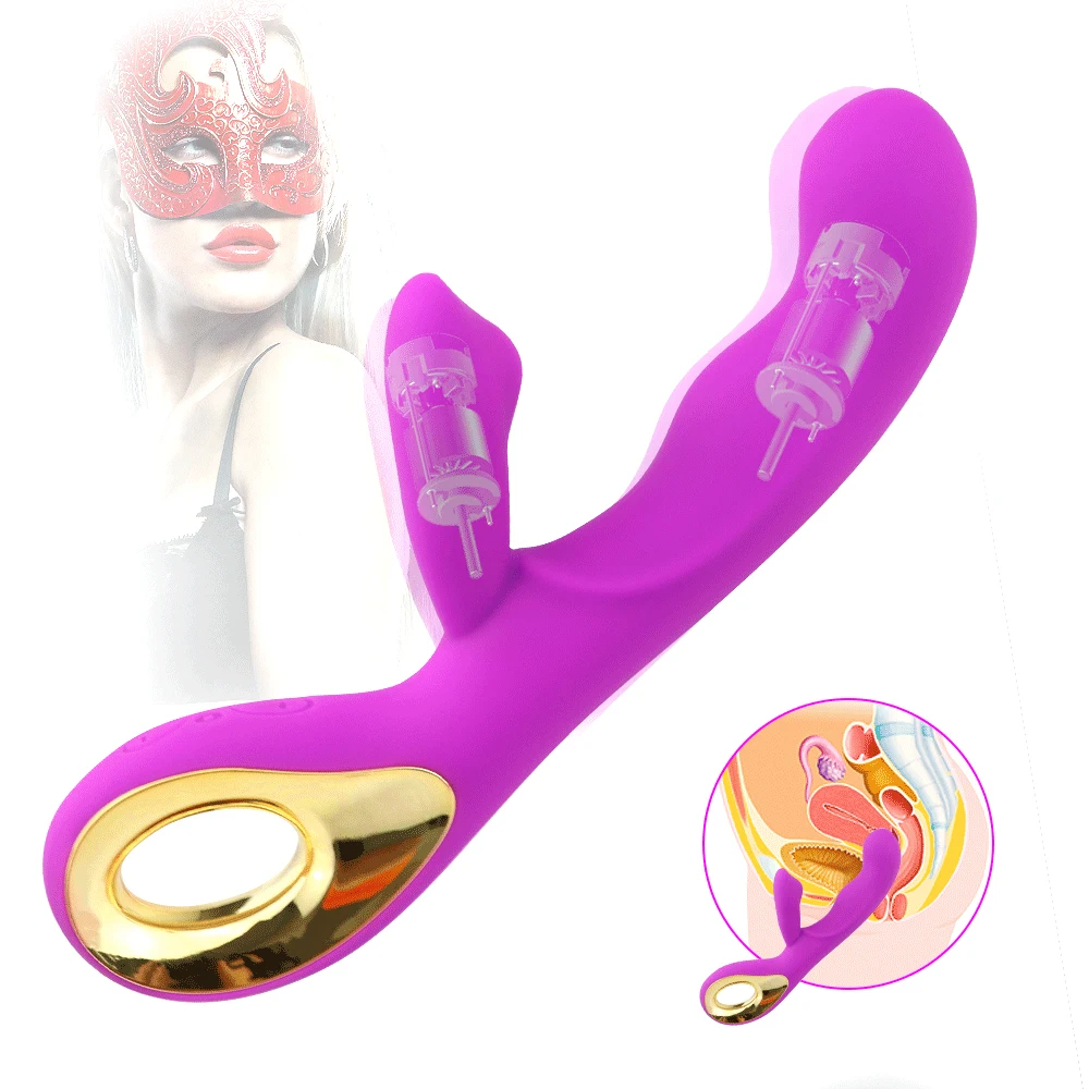 Dual Motors Vibrator 10 Frequency Dildo Female Anal Vagina Clitoral Masturbator Adults Sex Shop Vibrating Sex Toys for Women